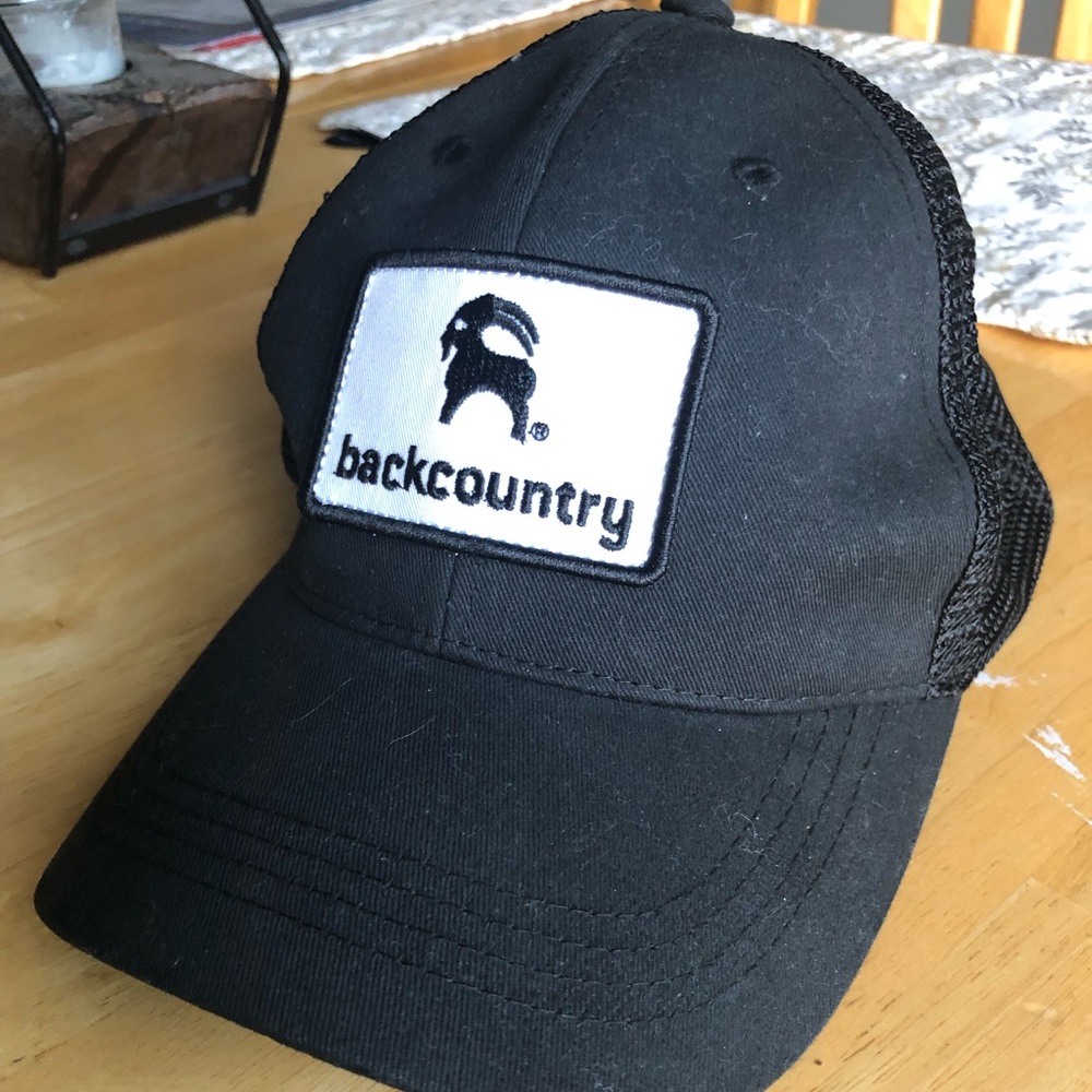 Black Back Country Trucker Hat